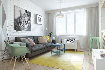 北欧风格赏析——色彩柔和的小户型公寓