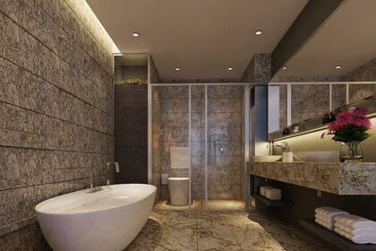 怎样选择浴室柜材料——淄博卫浴家装设计
