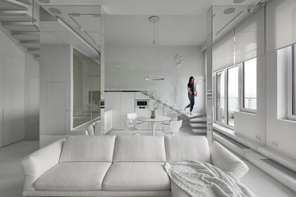 白色公寓 - 极简而舒适的生活空间