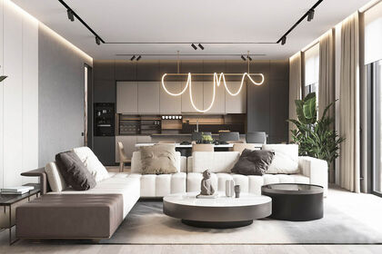 高级色系公寓设计 撩人心弦的舒适和温馨