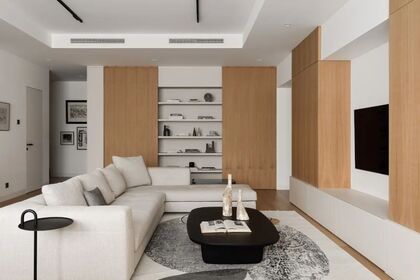 白色+原木色,设计师精致温馨的家